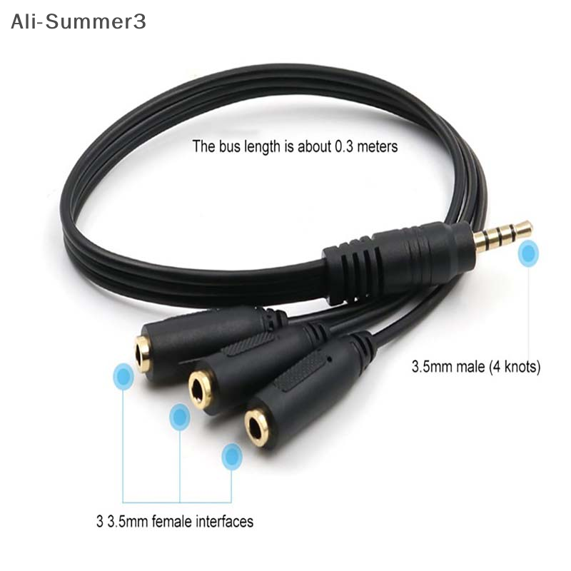 3.5mm 3 Way Port Aux Multi Hea - Earphone Splitter Jack 리뷰 및 가격