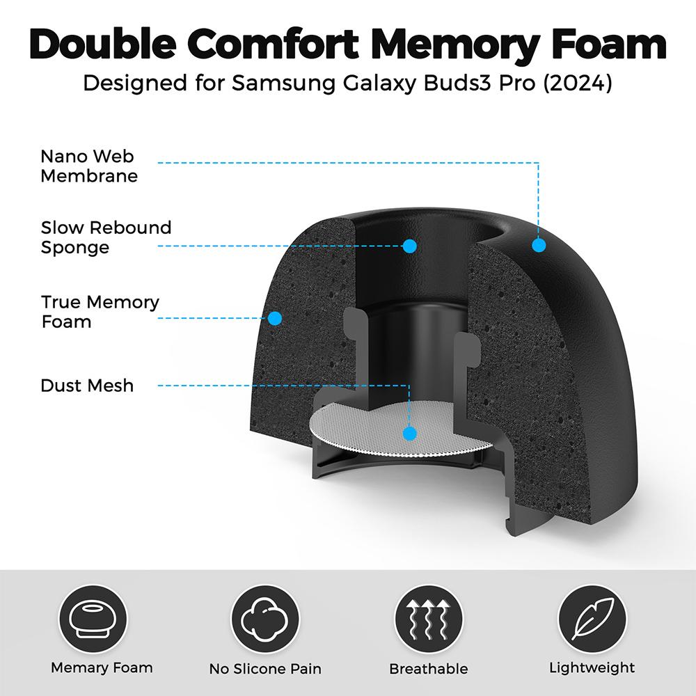 1 Set Memory Foam Ear Tips For - Earphone Foam Tip 리뷰 및 가격