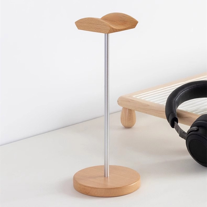 Black Walnut Wood & Aluminum H - Headphone Stand Desk 리뷰 및 가격