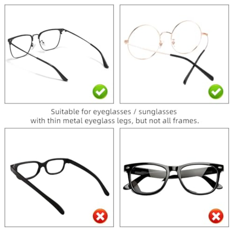 8 Pairs Eyeglass End Tips Ear  - Silicone Ear Tip Replacement 리뷰 및 가격