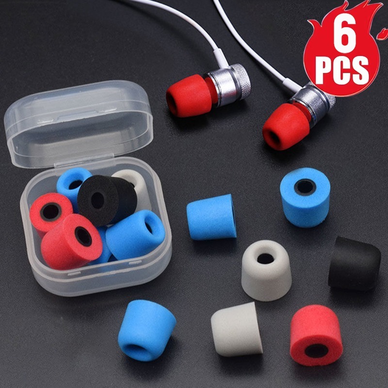 1-6Pair Soft Memory Foam Earbu - Earphone Foam Tip 리뷰 및 가격