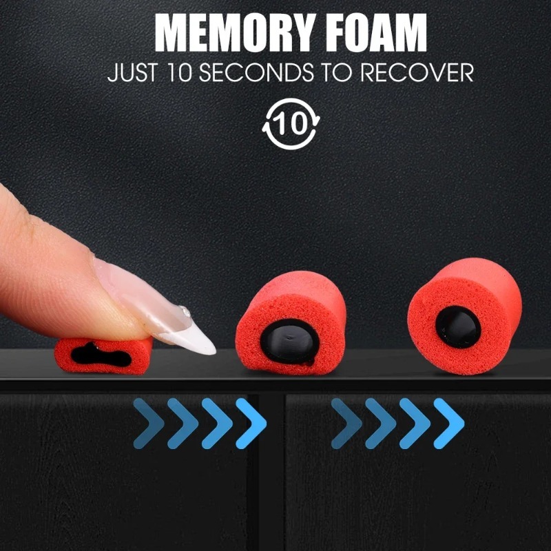 1-6Pair Soft Memory Foam Earbu - Earphone Foam Tip 리뷰 및 가격