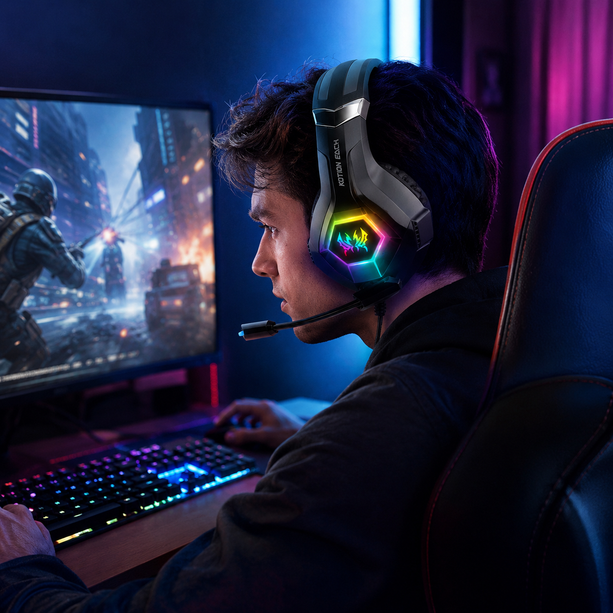 GS450 Wired Gaming Headset RGB - Gaming Headset Rgb 리뷰 및 가격