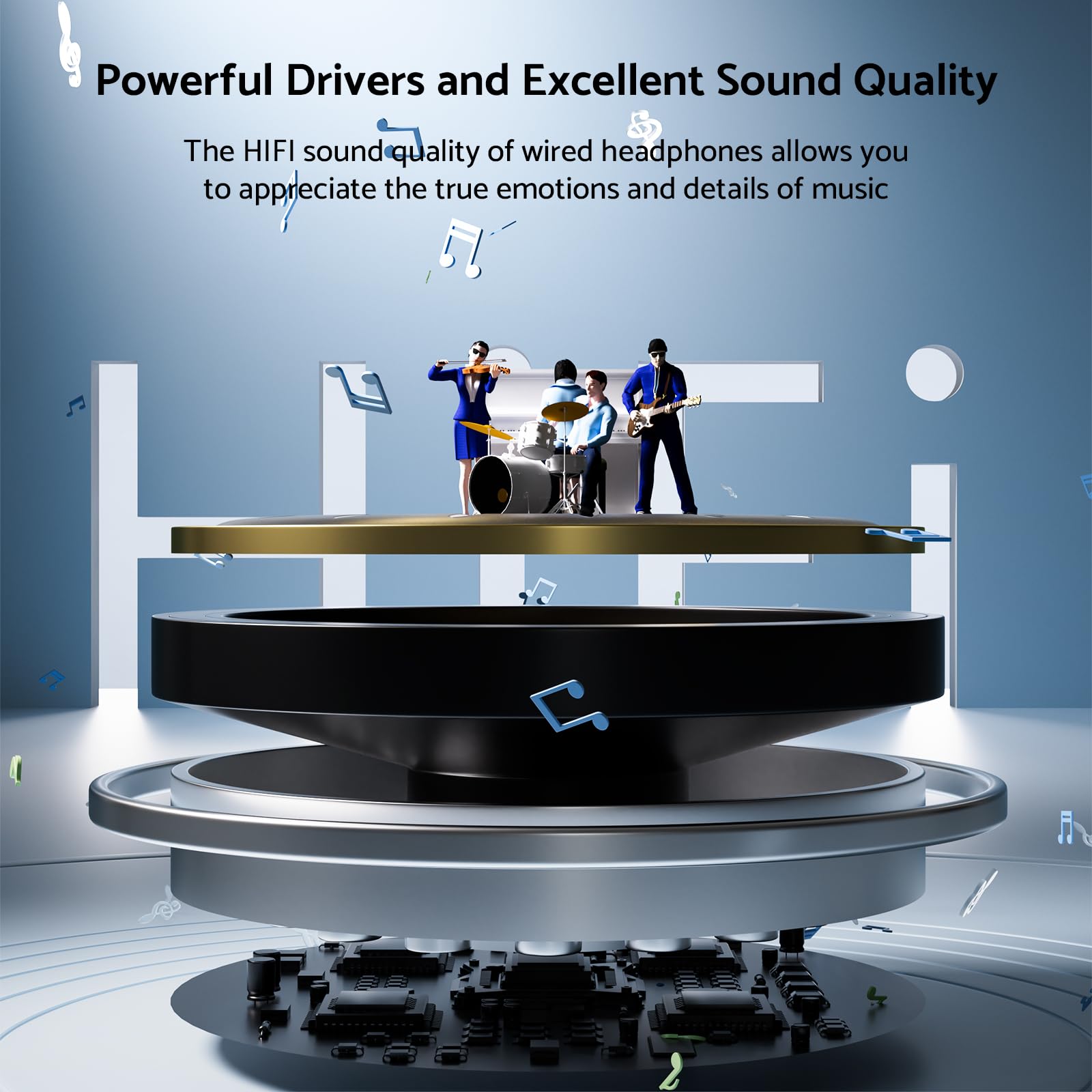 Type C 3.5mm HIFI Stereo Wired - Wired Earphone Mic 리뷰 및 가격