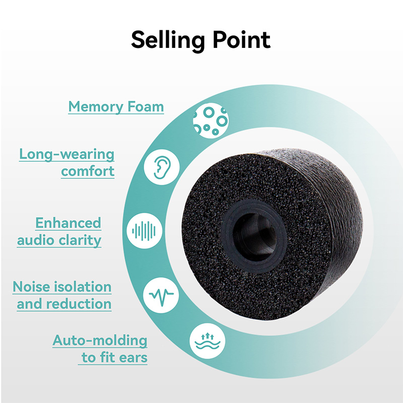 KBEAR KF01 Memory Foam Eartips - Earphone Foam Tip 리뷰 및 가격