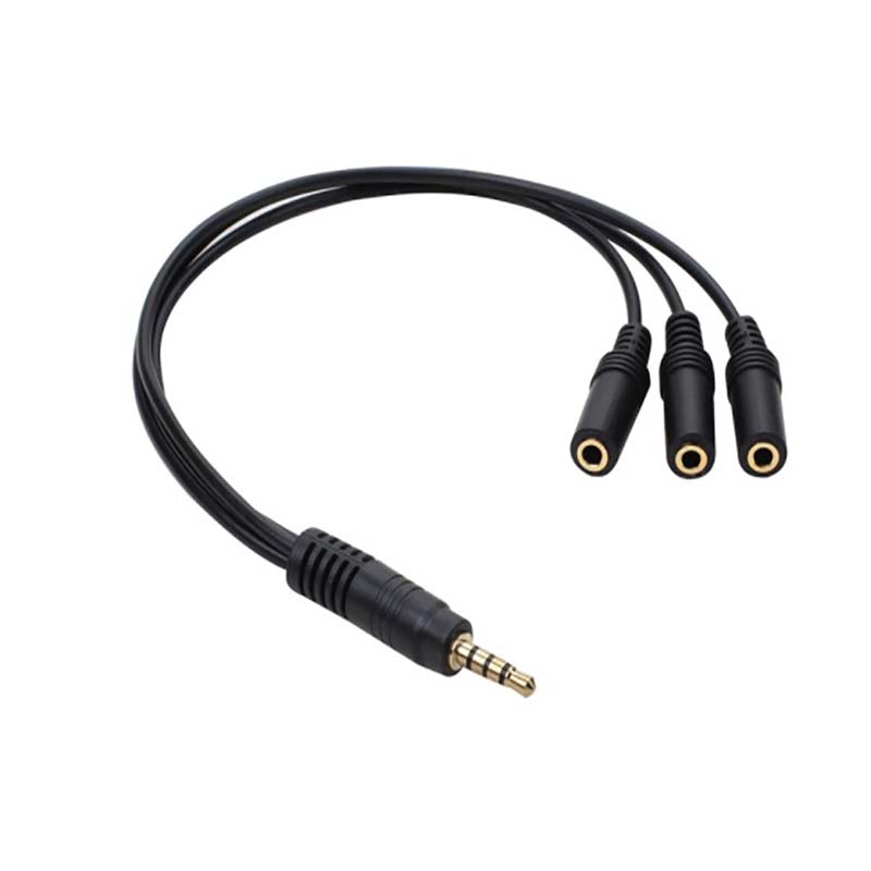 【C】3.5mm 3-Way Port Aux Audio  - Earphone Splitter Jack 리뷰 및 가격
