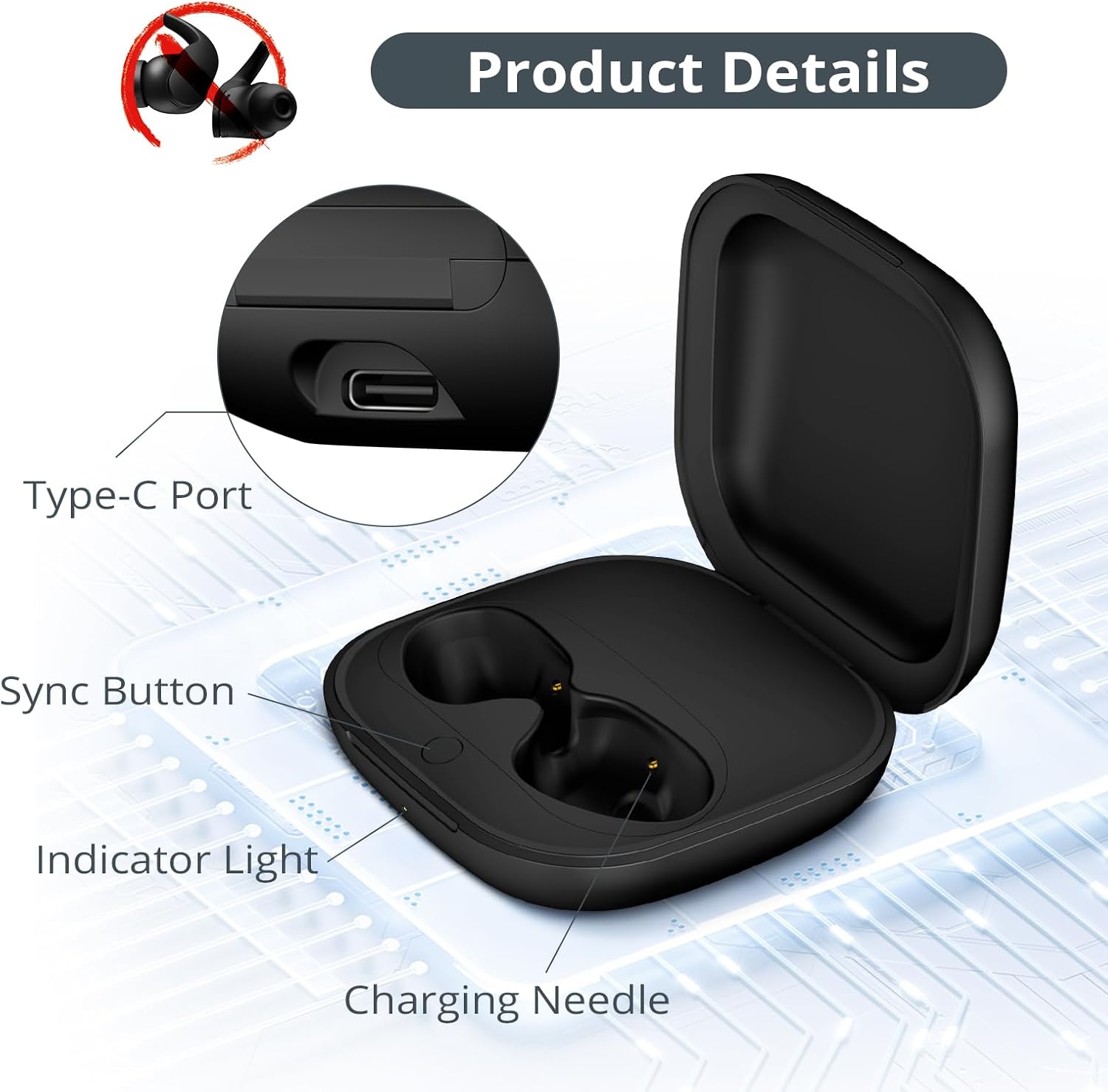 Replacement Charging Case For  - Earbuds Charging Case 리뷰 및 가격