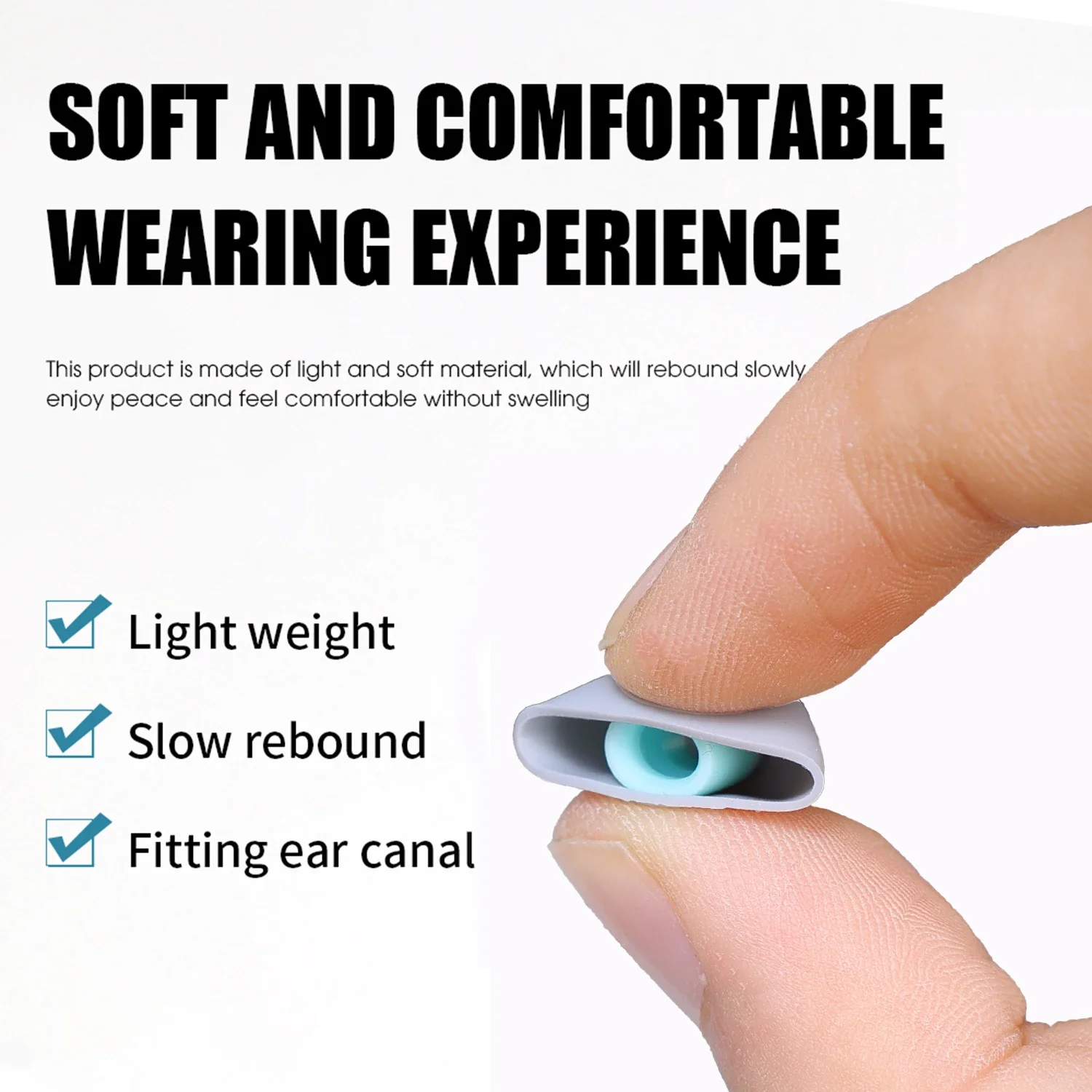 Noise Cancelling Earbuds Soft  - Silicone Ear Tip Replacement 리뷰 및 가격
