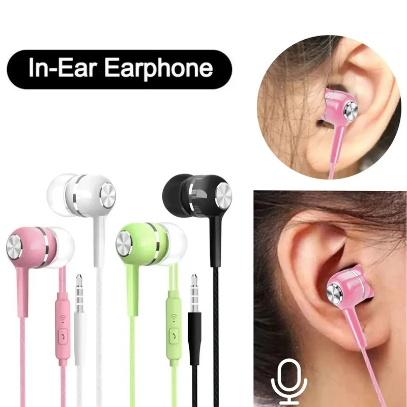 1/2/3/4Pcs 3.5mm Wired Earphon - Wired Earphone Mic 리뷰 및 가격