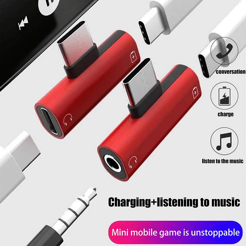 USB Type-C To 3.5 Mm Headphone - Earphone Splitter Jack 리뷰 및 가격