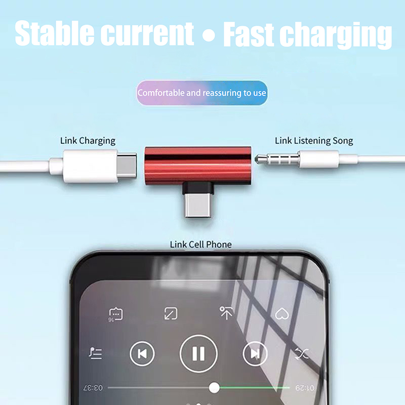 USB Type-C To 3.5 Mm Headphone - Earphone Splitter Jack 리뷰 및 가격