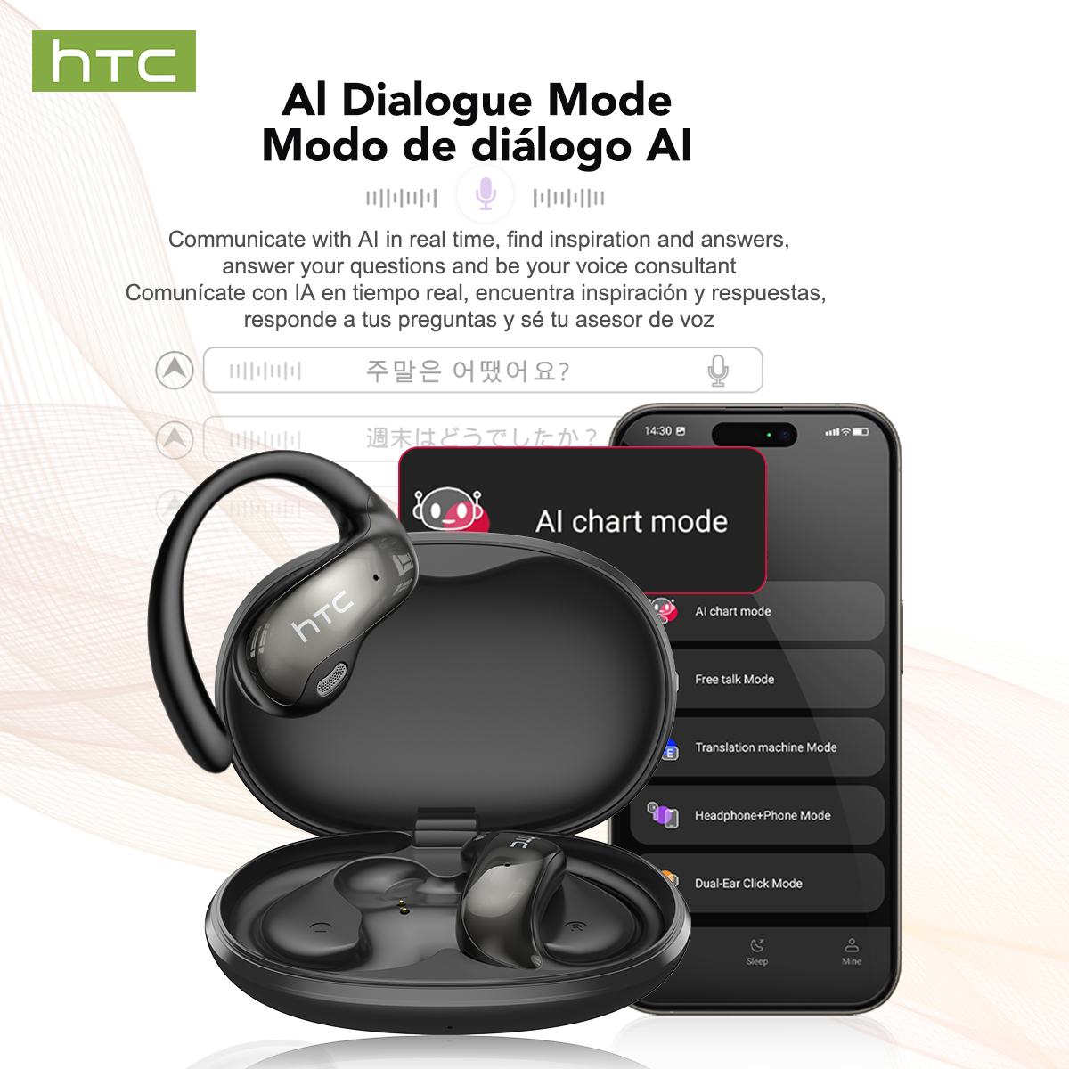 HTC NE19 Bluetooth Earphones A - Sports Earphone Hook 리뷰 및 가격