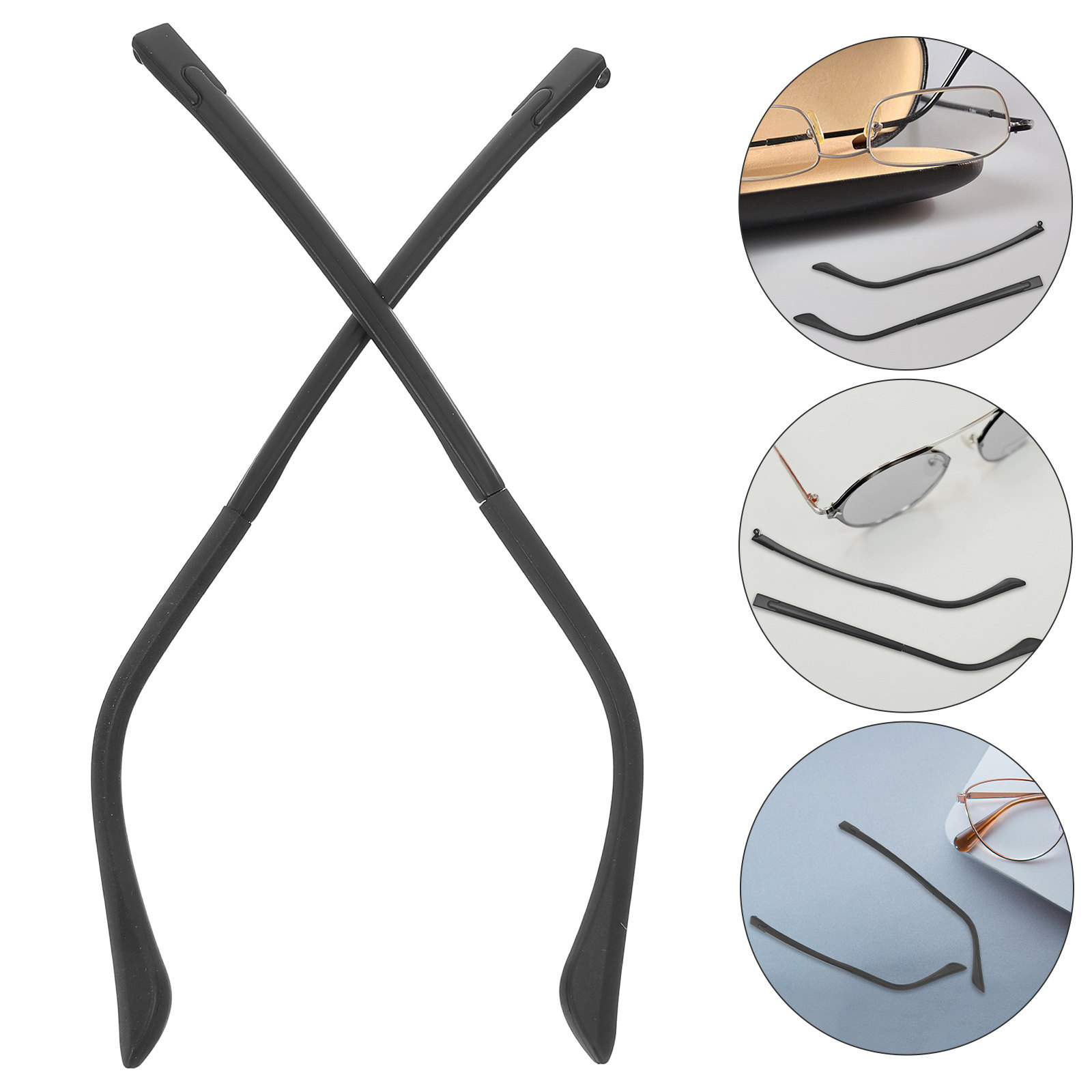 Universal Eyeglass Temple End  - Silicone Ear Tip Replacement 리뷰 및 가격