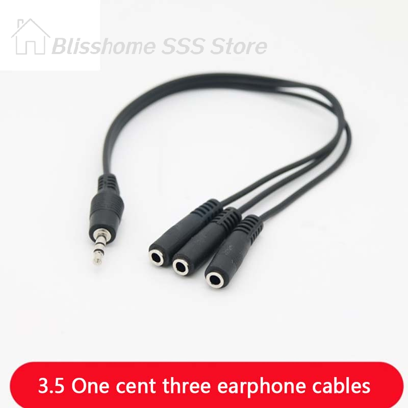 【S】3.5mm 3 Way Port Aux Multi  - Earphone Splitter Jack 리뷰 및 가격
