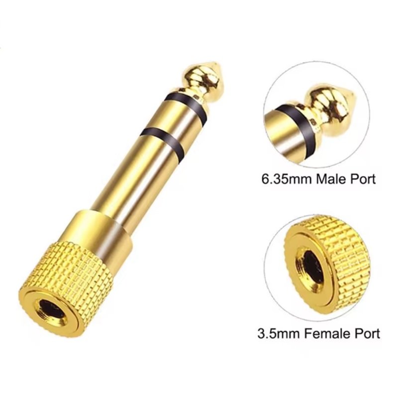 Audio 6.35mm male to 3.5 femal - Cable Extension 3.5 리뷰 및 가격