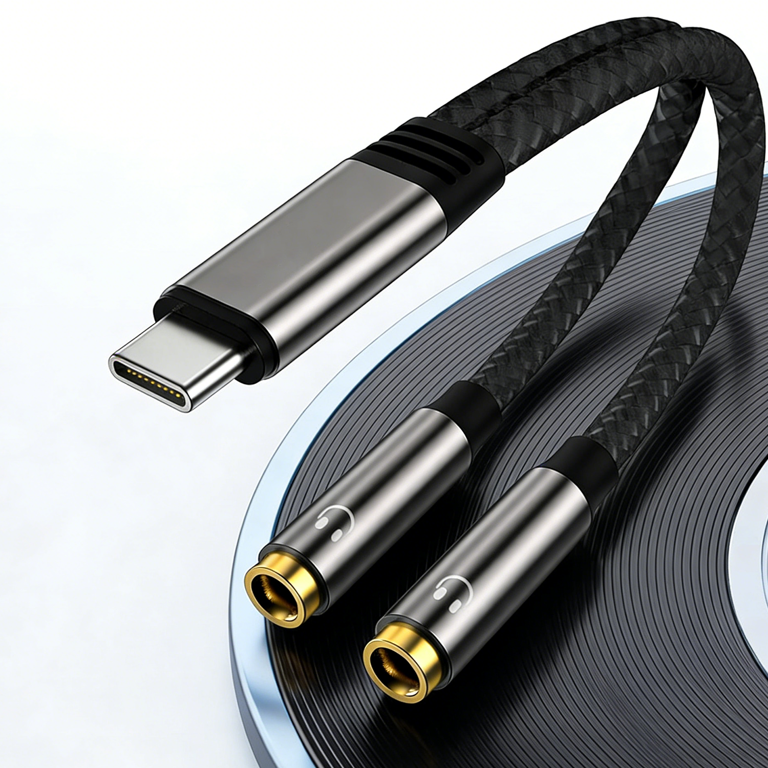 USB C To Dual 3.5mm Female Hea - Earphone Splitter Jack 리뷰 및 가격