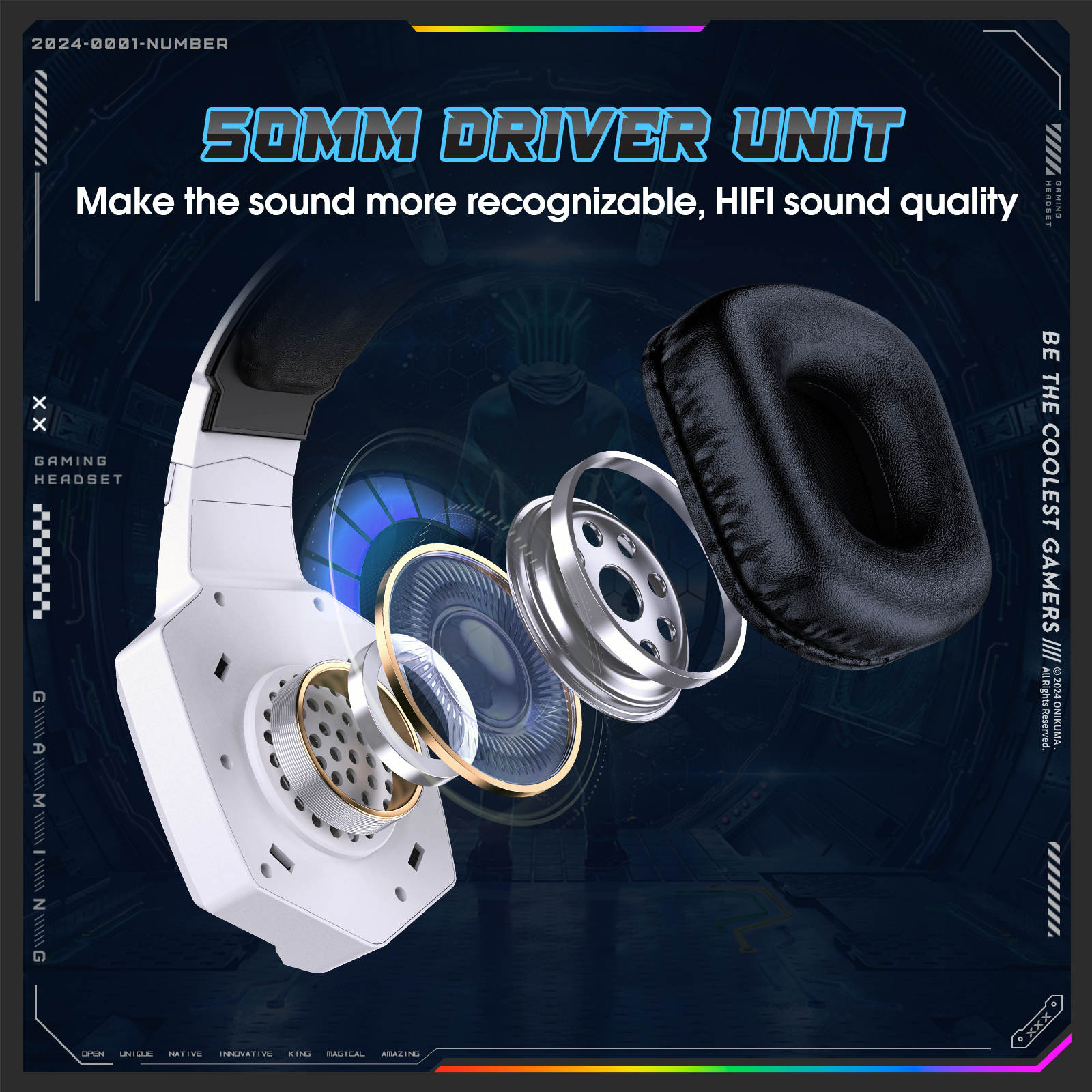 ONIKUMA 2.4GHz Wireless Gaming - Gaming Headset Rgb 리뷰 및 가격