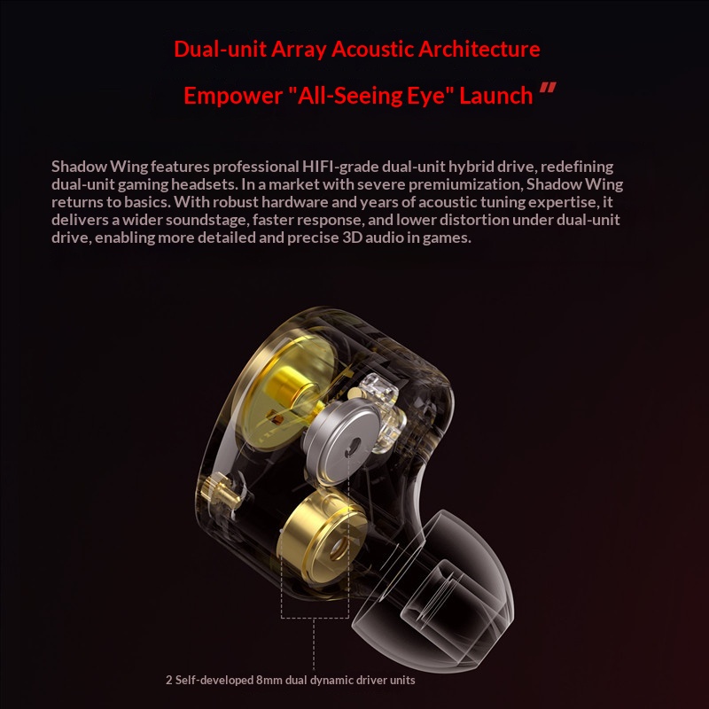KZ Shadow Wing Earphone Wired  - Wired Earphone Mic 리뷰 및 가격
