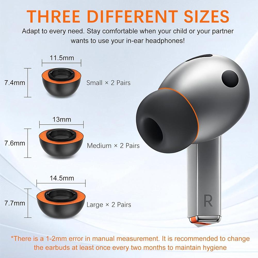 For Samsung Galaxy Buds3 Pro X - Silicone Ear Tip Replacement 리뷰 및 가격