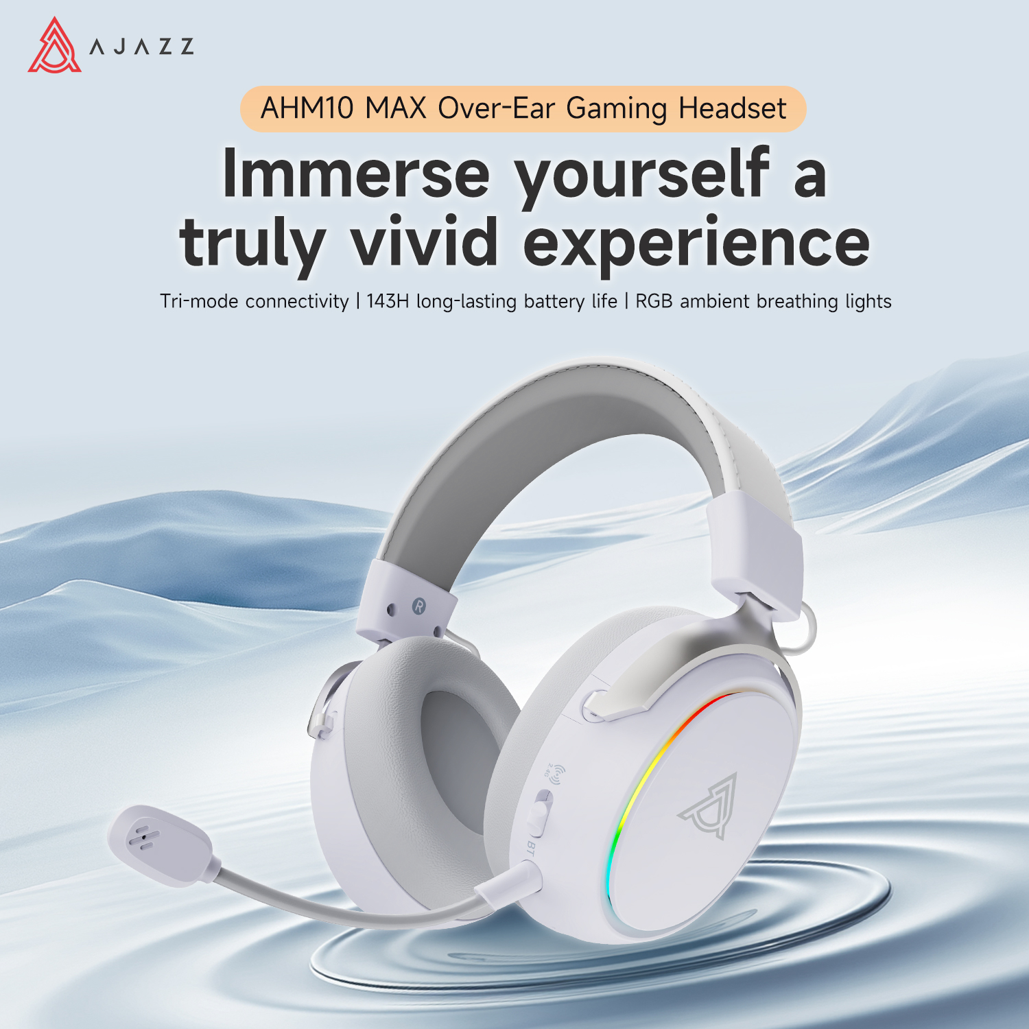 Ajazz AHM10 MAX Over-ear Gamin - Gaming Headset Rgb 리뷰 및 가격