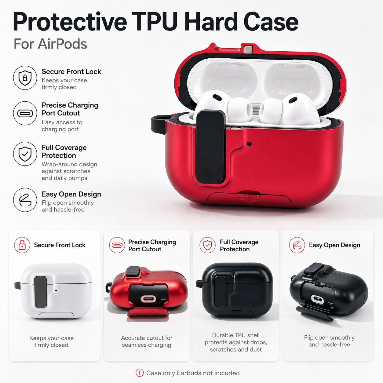For AirPods Hard Case for Pro3 - Headphone Case Hard 리뷰 및 가격
