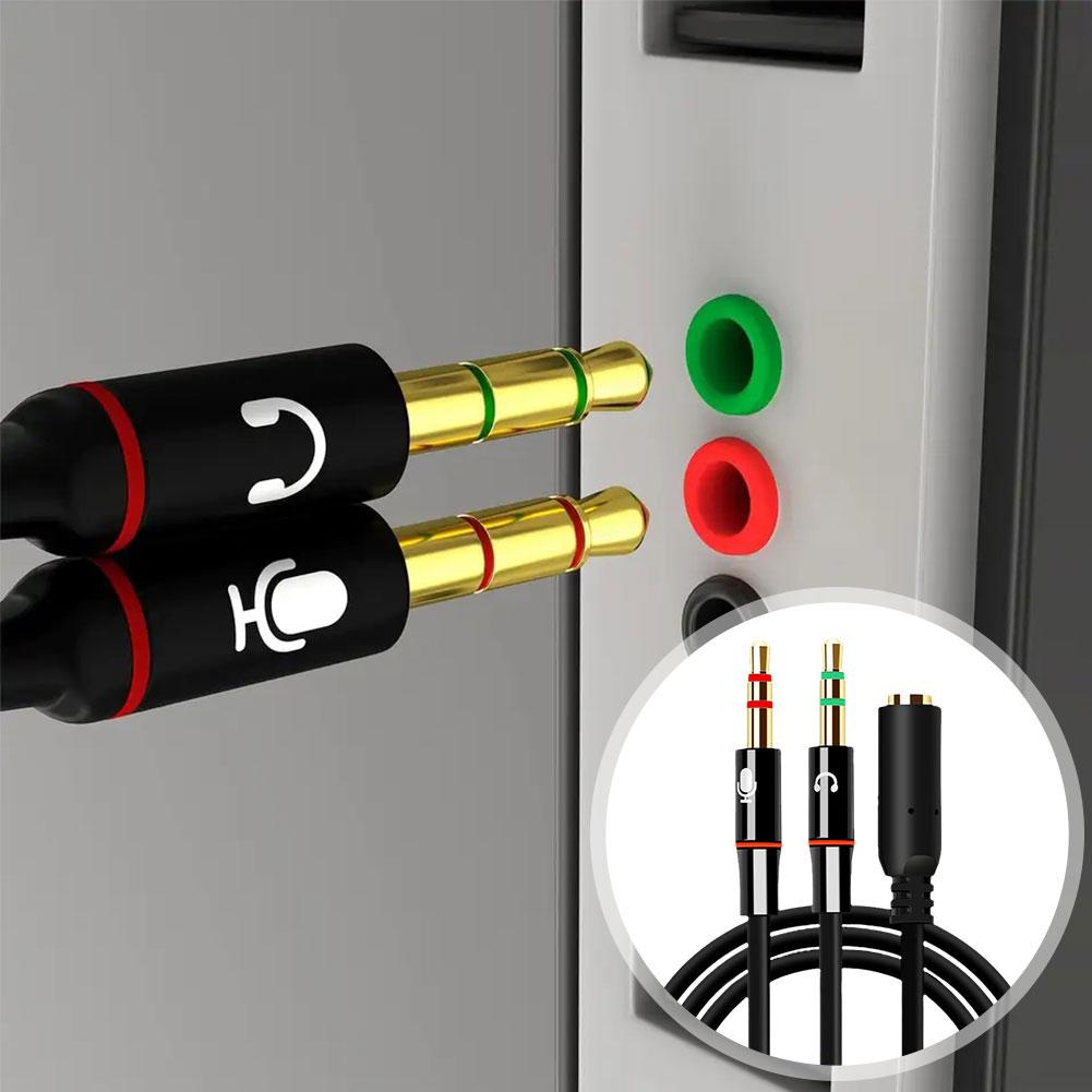 Headphone Microphone Audio Con - Audio Splitter Y 리뷰 및 가격