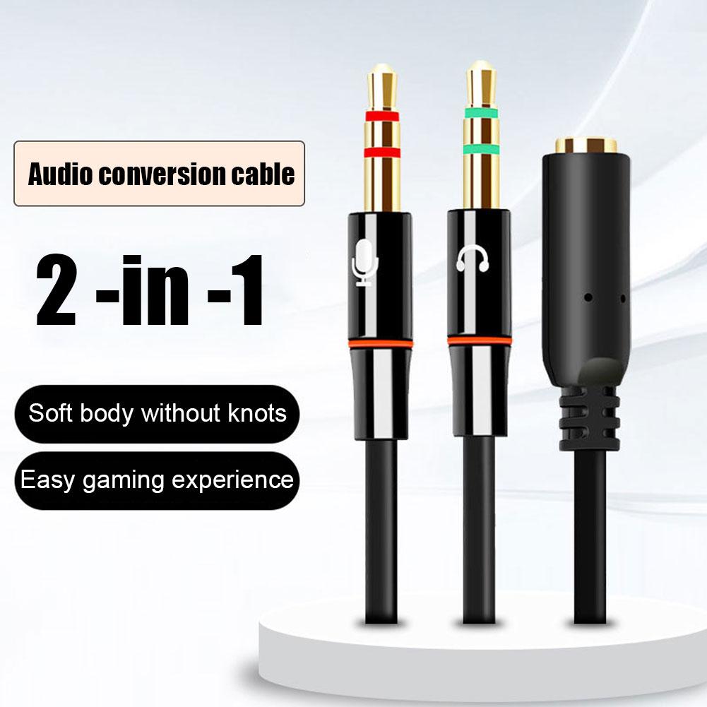 Headphone Microphone Audio Con - Audio Splitter Y 리뷰 및 가격