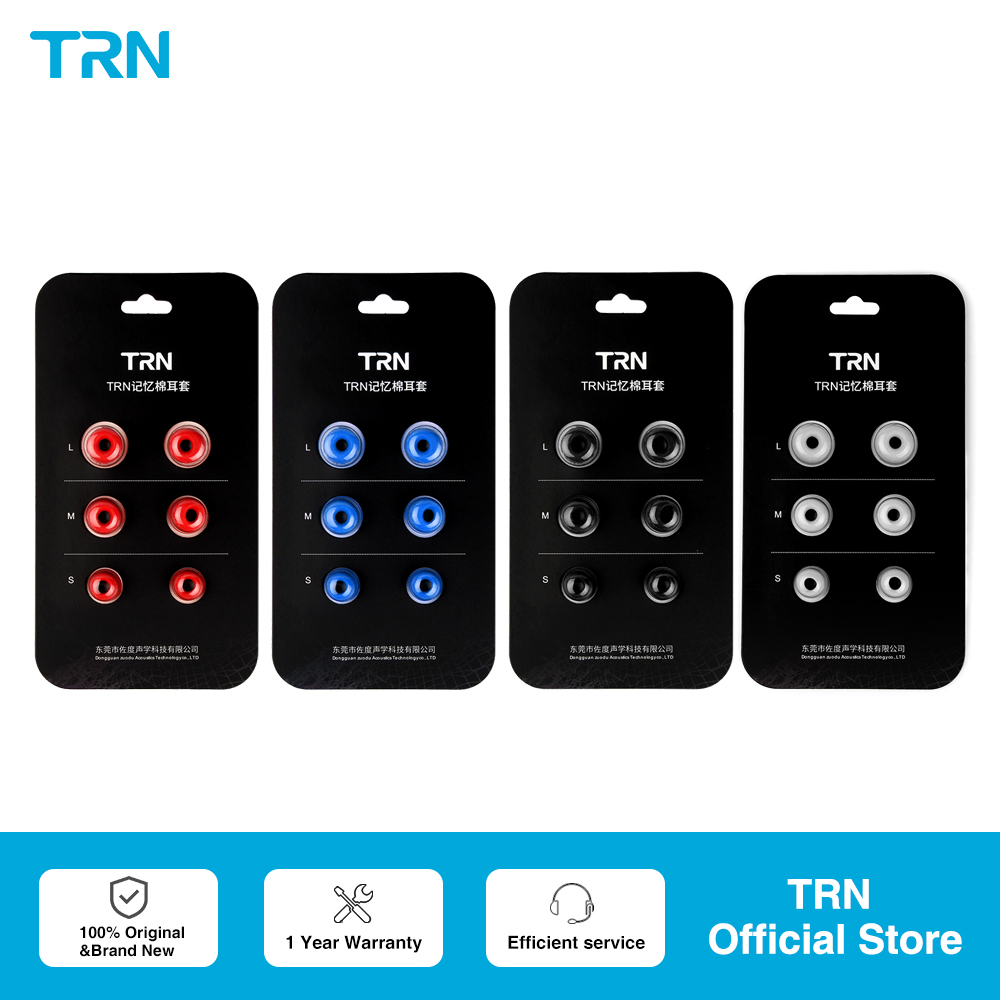 TRN 3Pairs (6pcs) Earphone Mem - Earphone Foam Tip 리뷰 및 가격