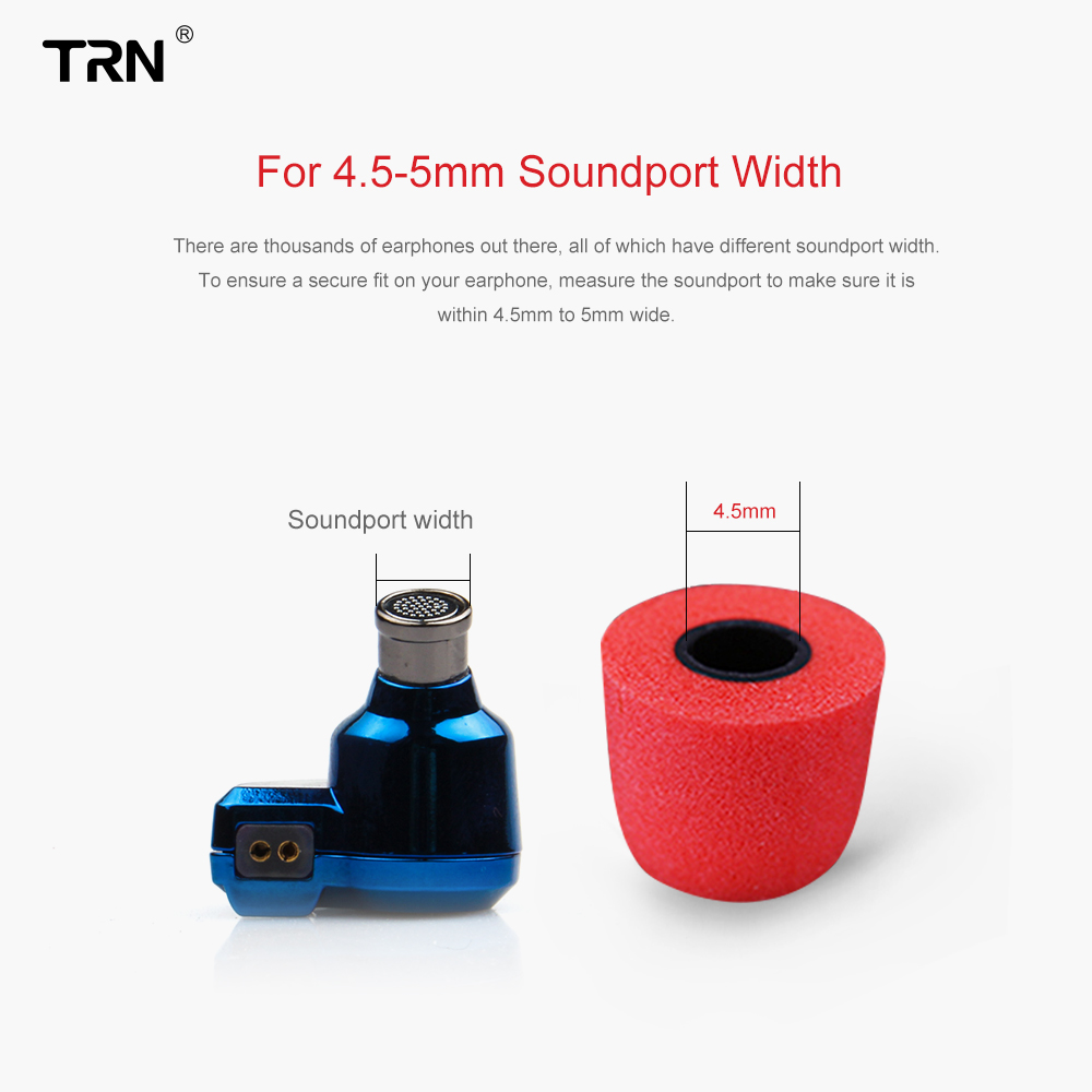 TRN 3Pairs (6pcs) Earphone Mem - Earphone Foam Tip 리뷰 및 가격