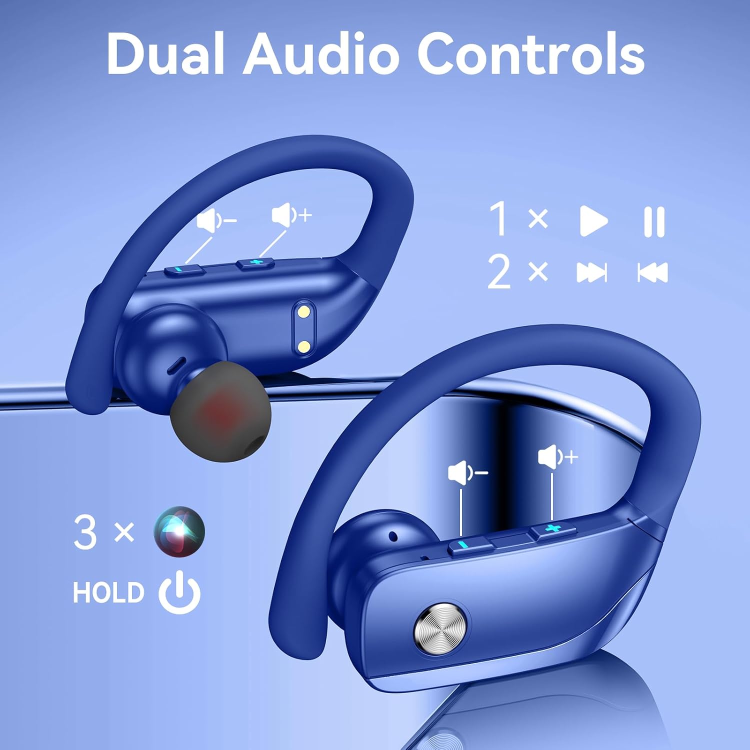 Wireless Earbuds with 80H Play - Sports Earphone Hook 리뷰 및 가격