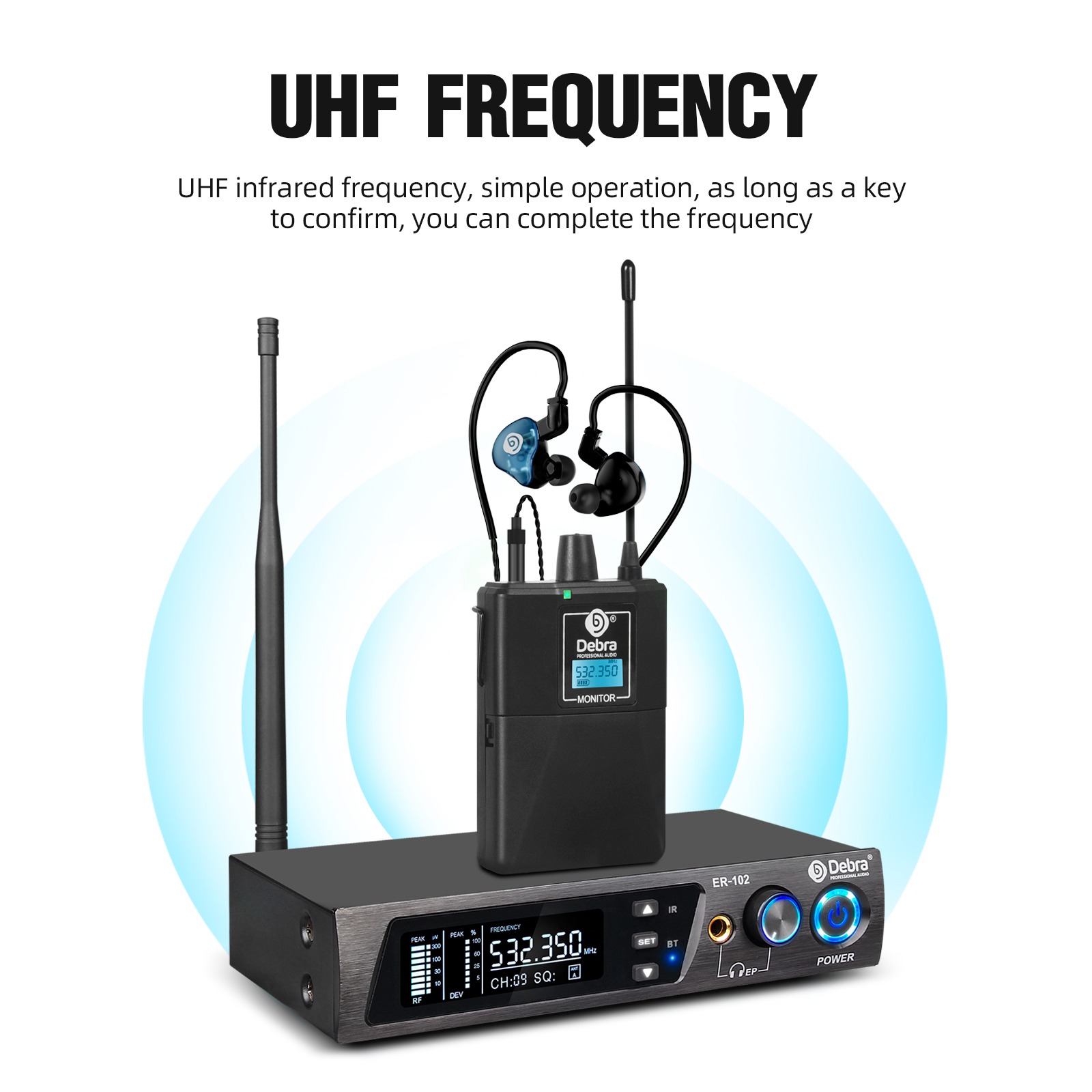 Debra ER-102 UHF IEM In Ear St - In Ear Monitor Iem 리뷰 및 가격